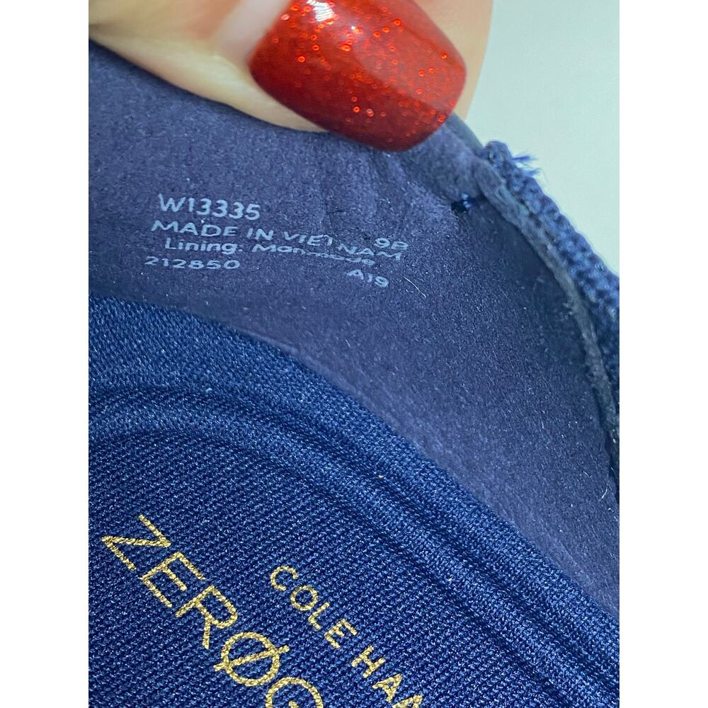 Cole Haan Zerogrand Flats Blue 9W - Picture 4 of 5